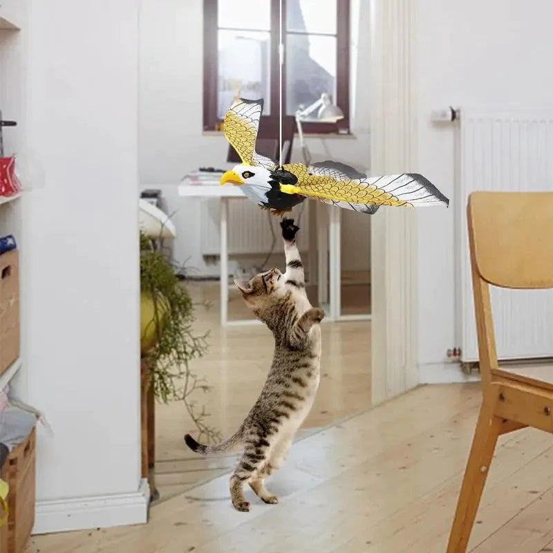Flying Bird Cat Toy