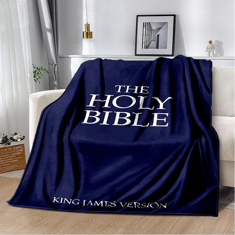 Holy Bible Cross Jesus Blanket