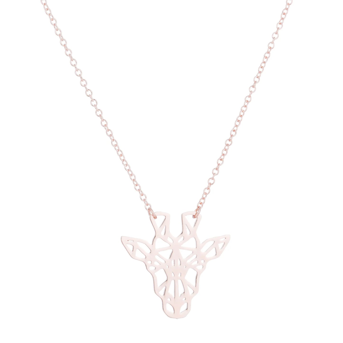 Hollow Giraffe Necklace