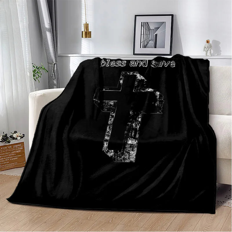 Holy Bible Cross Jesus Blanket