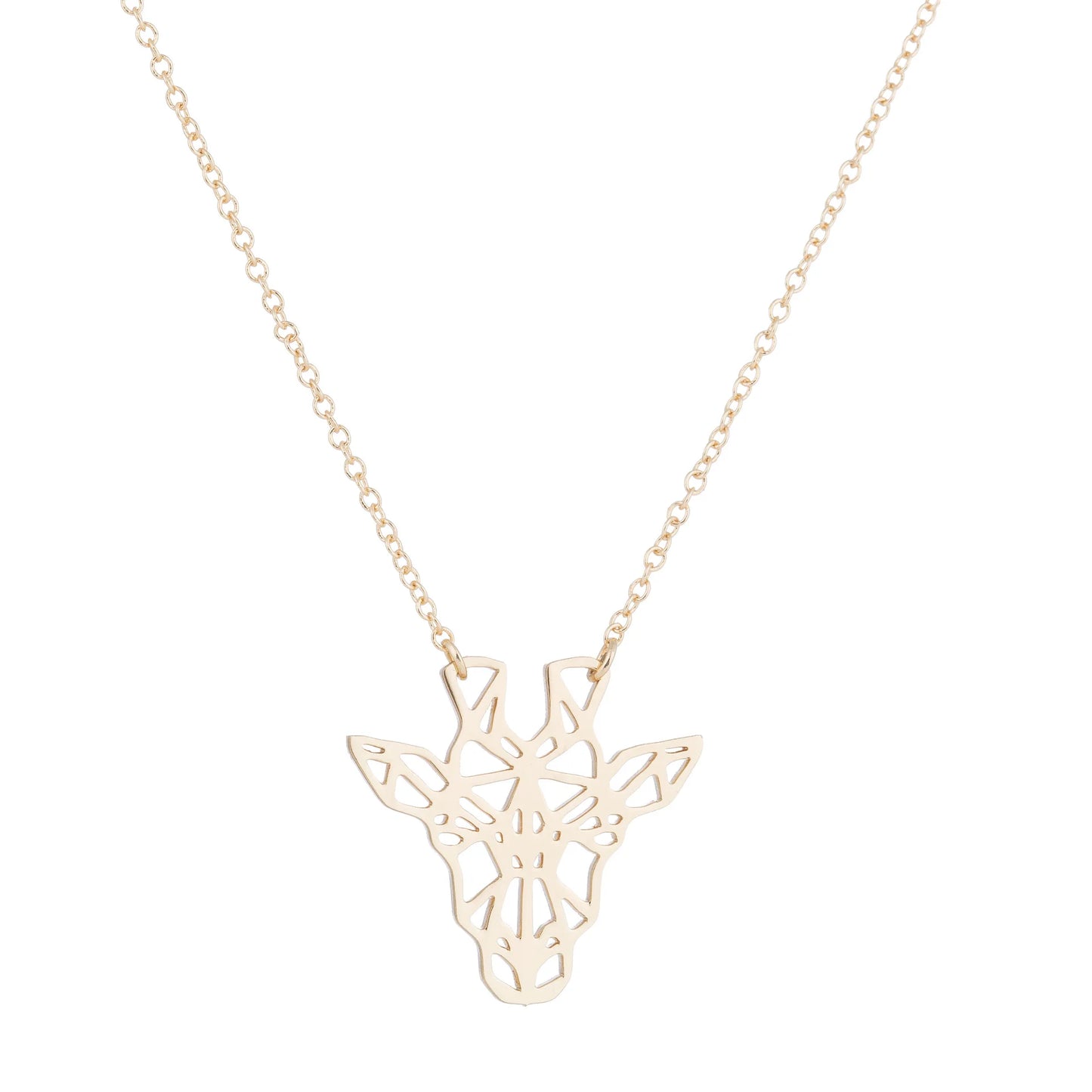 Hollow Giraffe Necklace