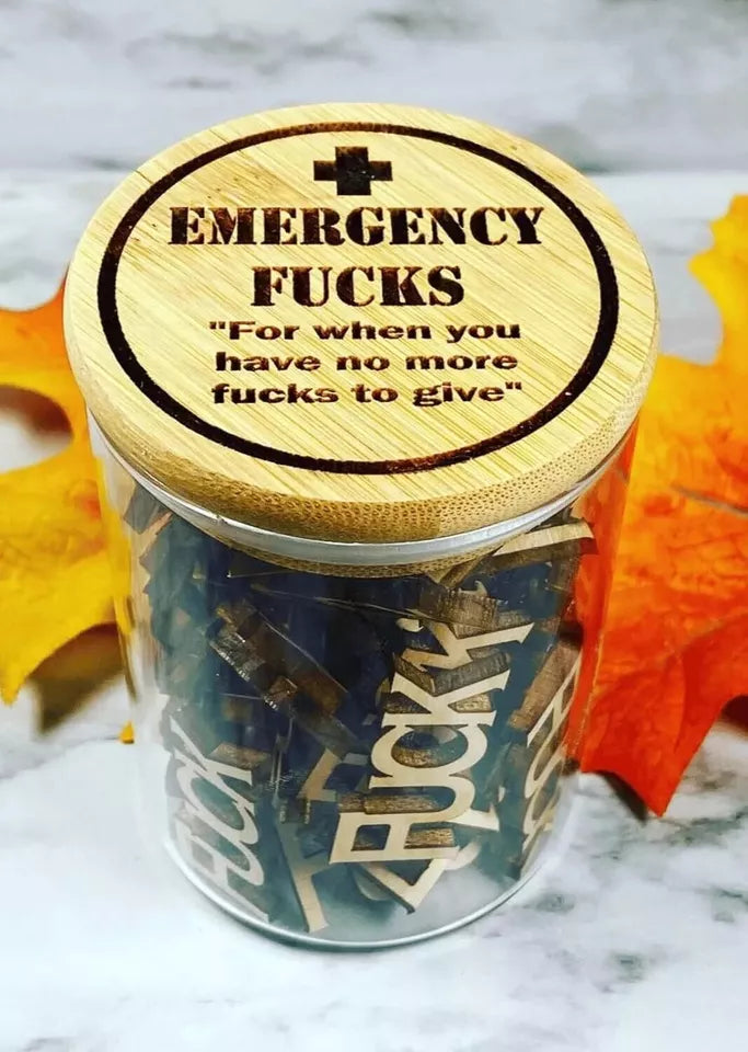 Jar of Emergency Fucks