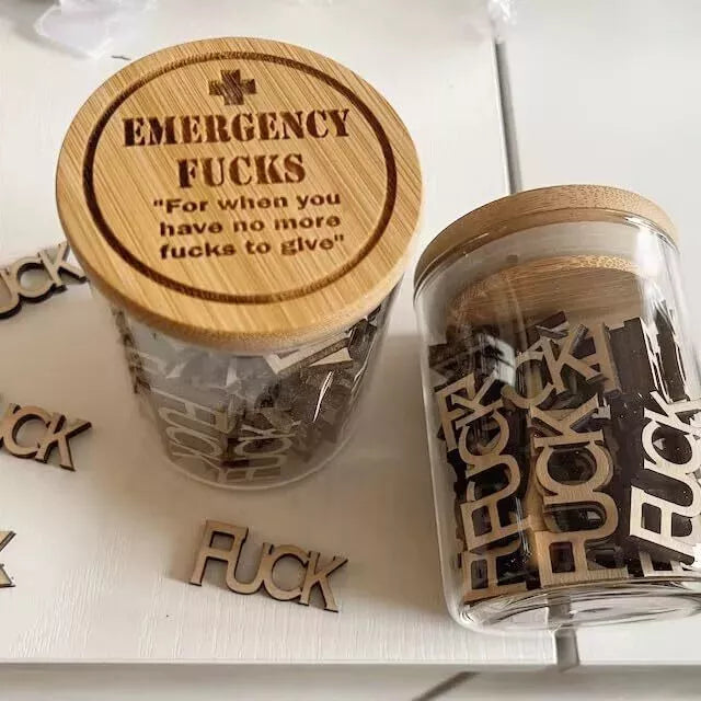 Jar of Emergency Fucks