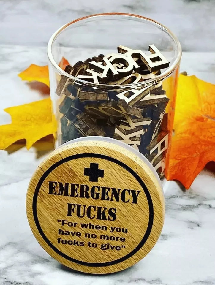 Jar of Emergency Fucks